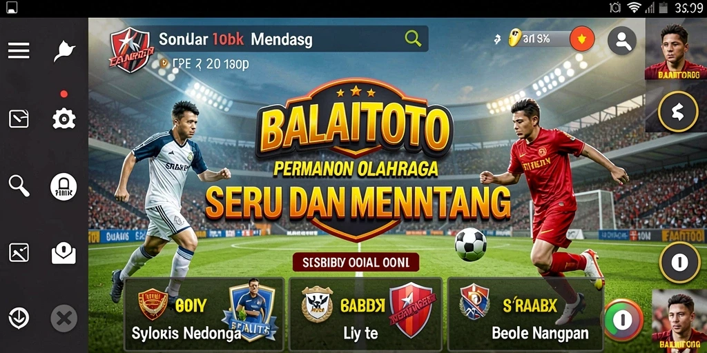 Tampilan gameplay BALAITOTO yang mendebarkan dan menarik.
