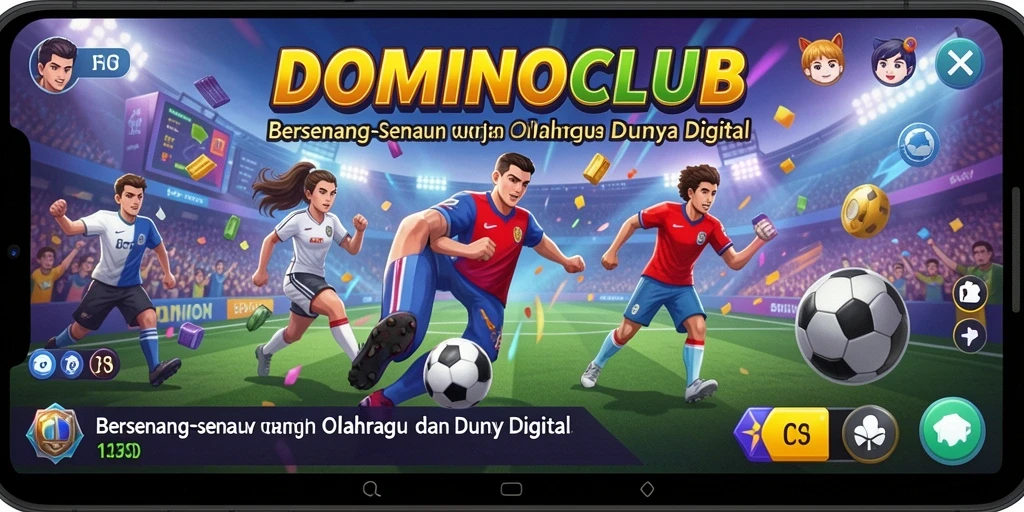 Tampilan menarik dari gameplay Sportsbook di DOMINOCLUB.
