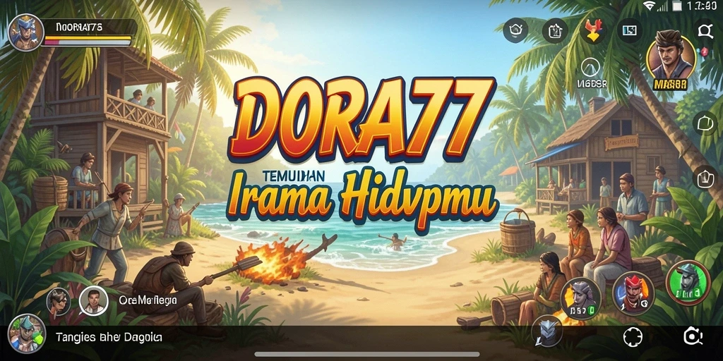 Tampilan gameplay DORA77 yang menarik dan interaktif.