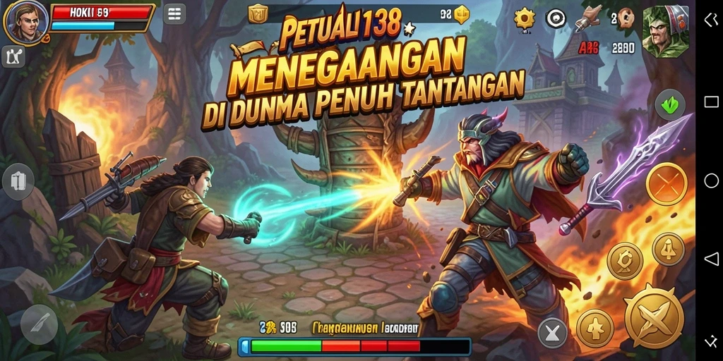 Screenshot gameplay HOKI138 yang menunjukkan momen petualangan yang seru.