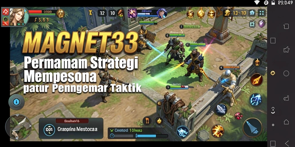 Skrinsut gameplay MAGNET33 dengan aksi strategi yang intens.