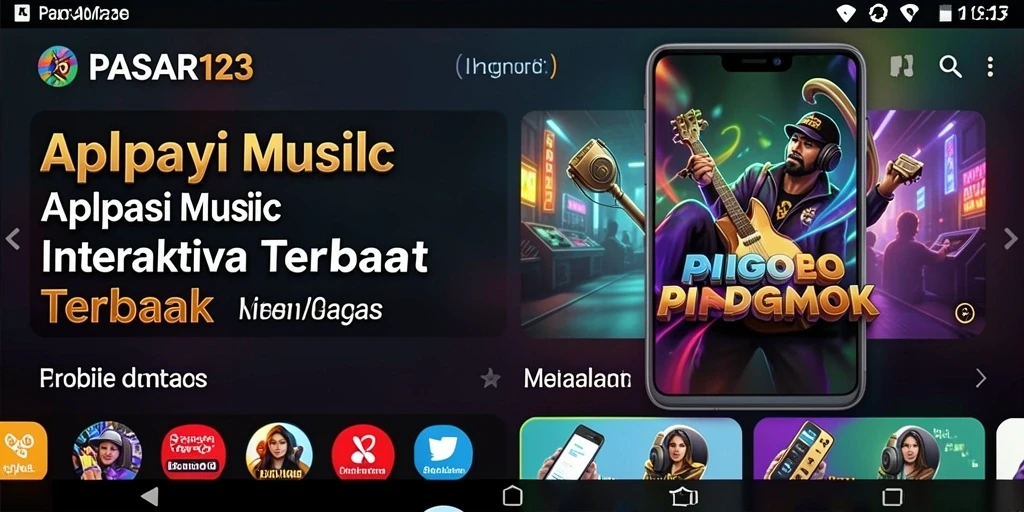 Tampilan gameplay PASAR123 dengan fitur interaksi musik.