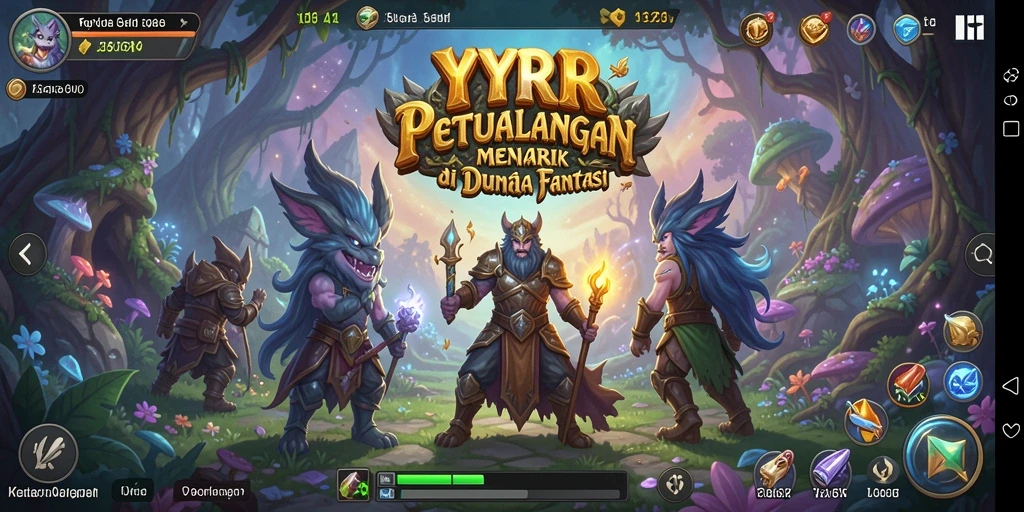 Tangkapan layar menampilkan gameplay seru dalam petualangan YYRR.